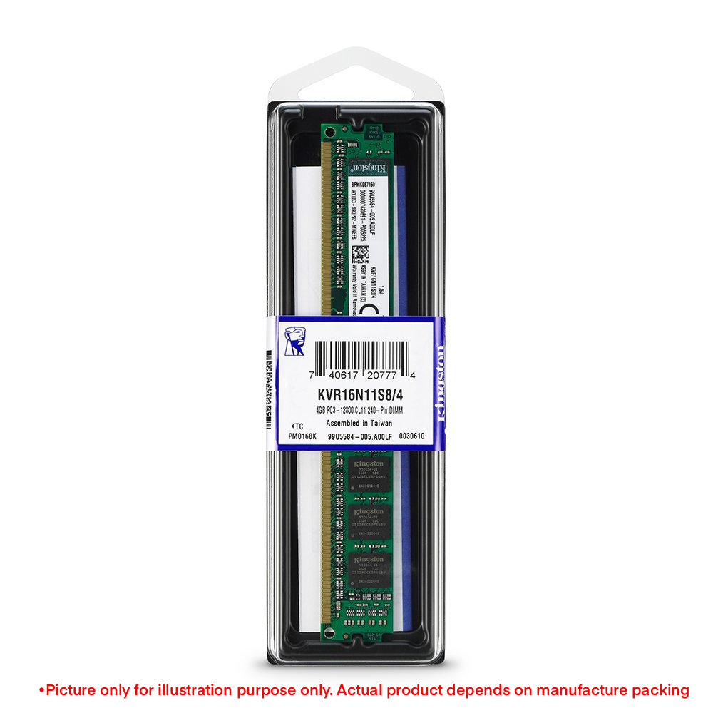 Genuine Malaysia Kingston Warranty - Kingston PC Desktop Memory DIMM RAM DDR4 2666Mhz 3200Mhz Value Ram 4GB 8GB 16GB