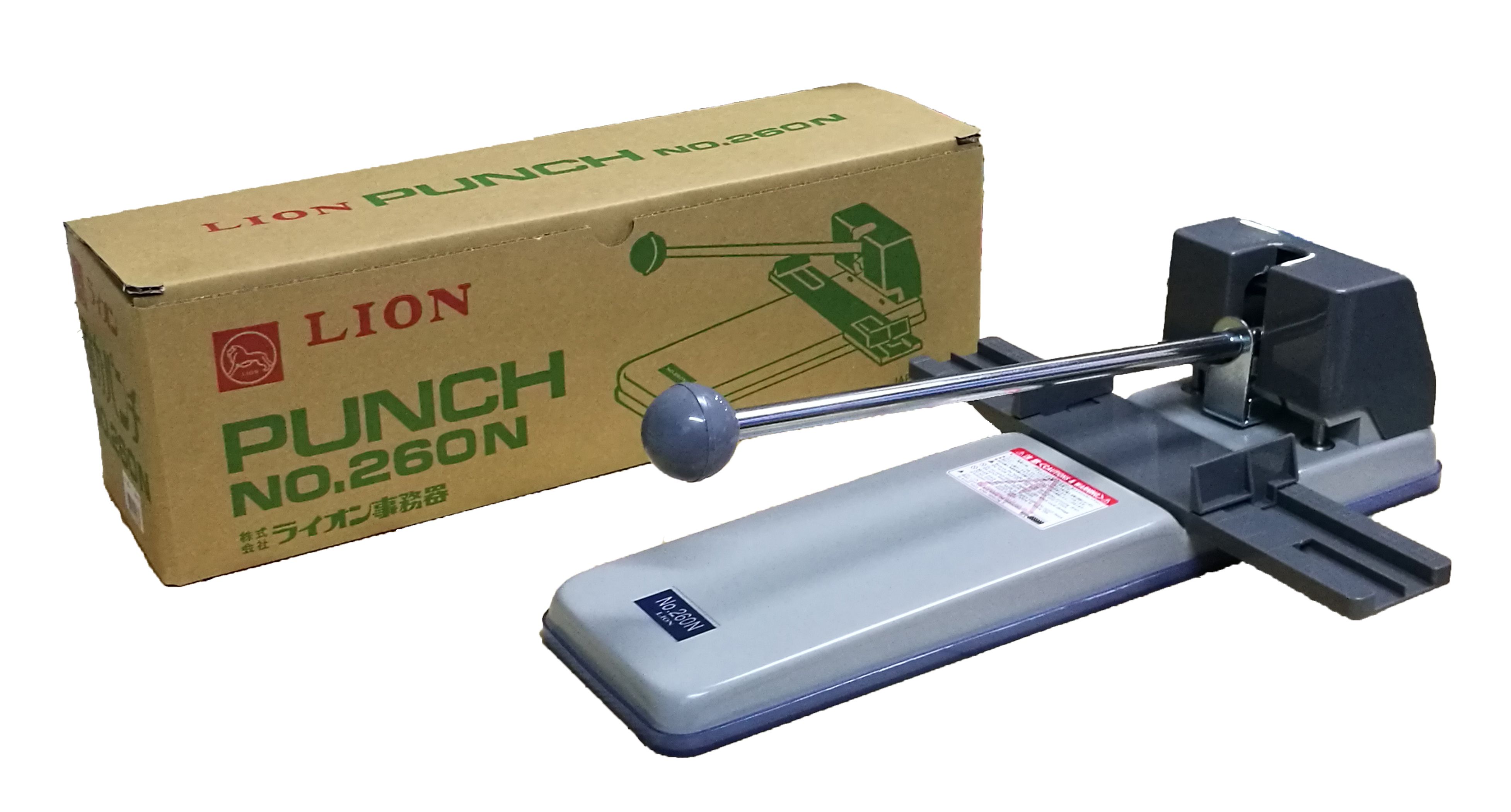 LION 2-Hole Puncher Hvy Duty 260N
