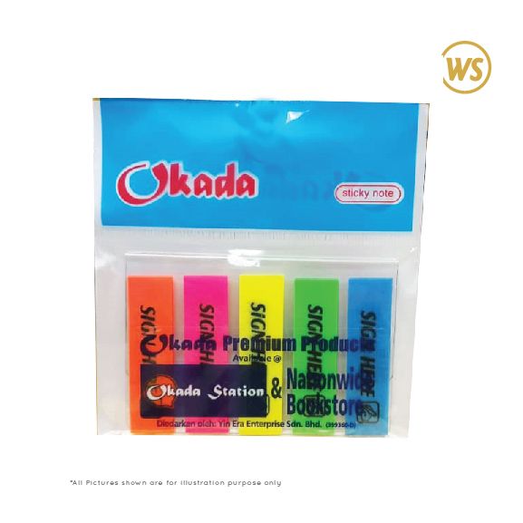 OKADA 5 IN 1 PRINTED SIGN HERE PET FILM