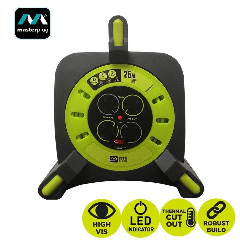 MASTERPLUG *MASTERPLUG PRO-XT 25M CASE REEL (HLU25134SL-PXA)