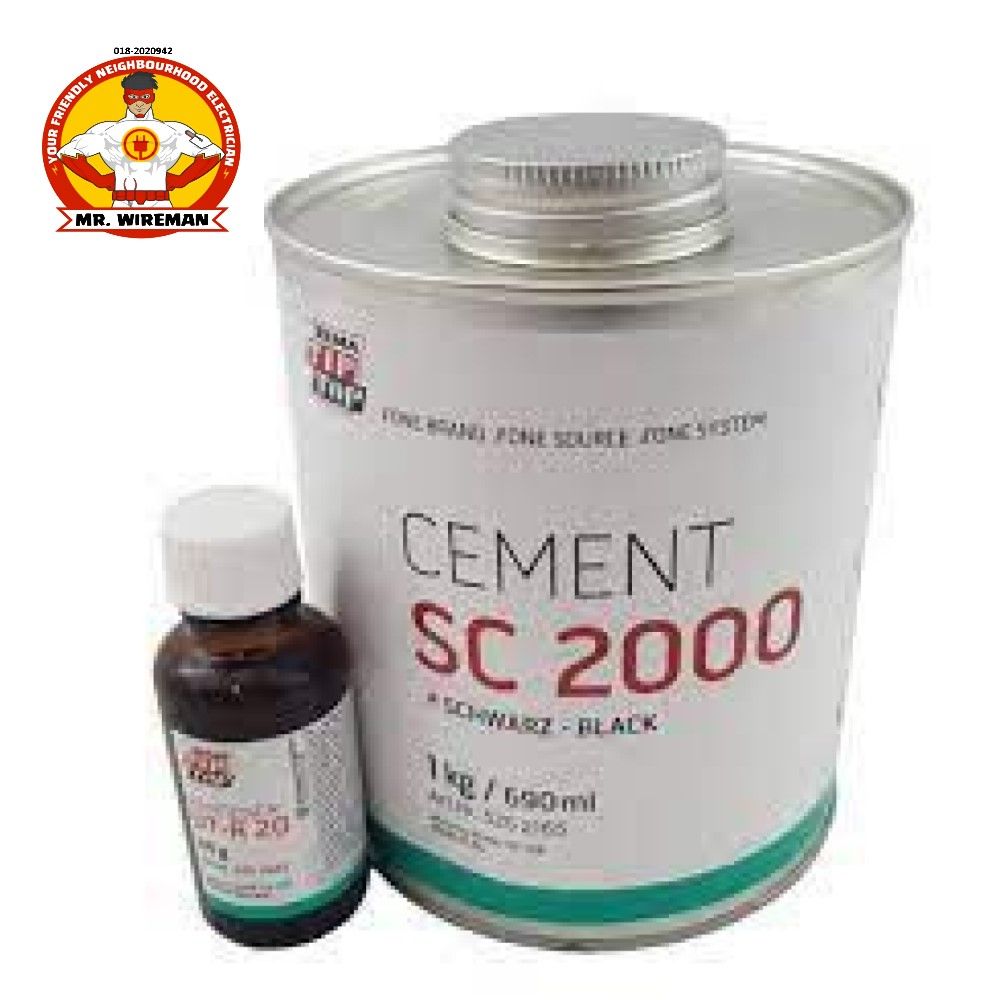 CEMENT SC 2000 compound & adhesive c/w hardener