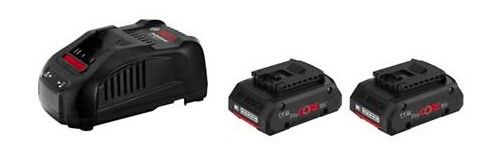 BOSCH STARTER SET 2 X PROCORE18V 4.0AH + GAL 1880 CV (1600A016GG)