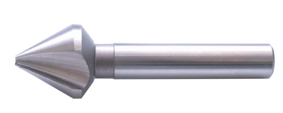 Sherwood 60掳, Countersink, 25mm, Straight Shank, 3 fl, Cobalt High Speed Steel SHR0206300K