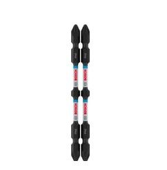 BOSCH PRO SOFTWOOD AND STAINLESS STEEL LONG GROOVE DOUBLE-ENDED IMPACT BIT, PH2, 110 MM, 2 PCS (2608522409)