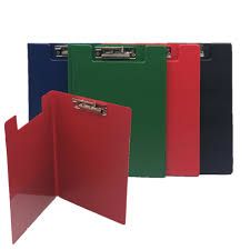 F4 Size PVC Clipboard With Cover (Lever Clip)