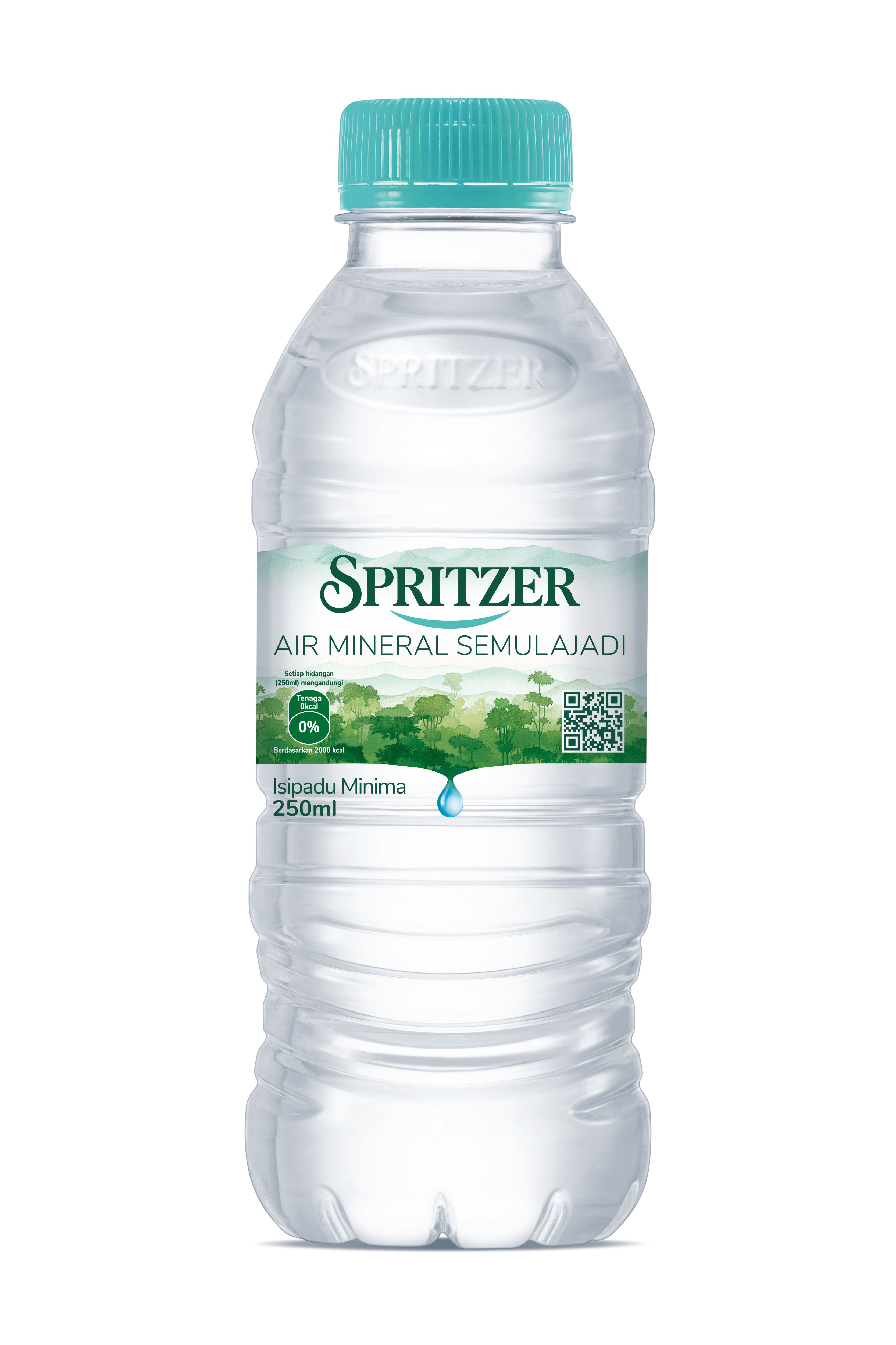 PACKAGE OF 5 PACKS OF SPRITZER NATURAL MINERAL WATER 250ML X 24 BOTTLES