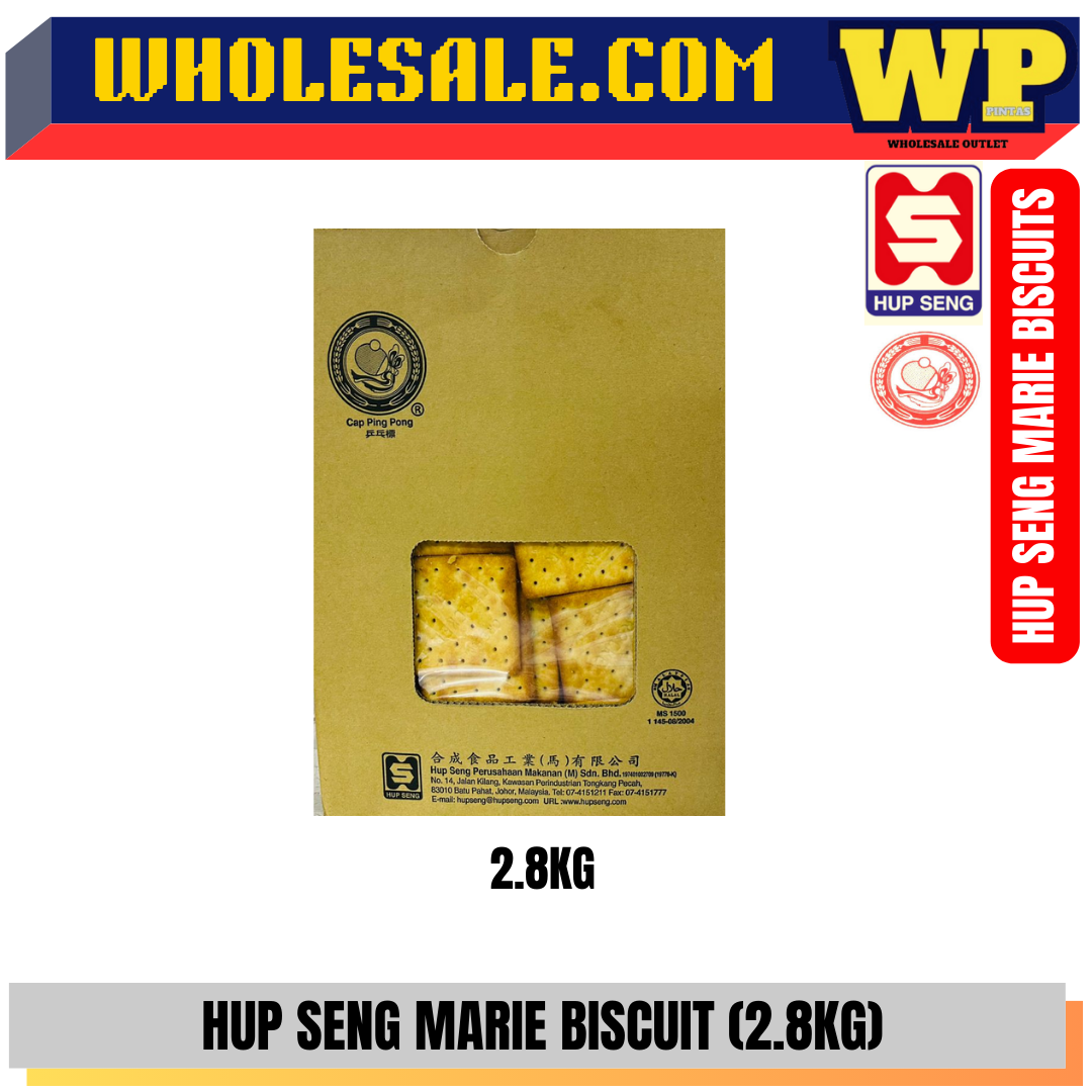 HUP SENG BIG MARIE BISCUIT 2.8KG/BOX