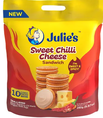 Julie's Sweet Chilli Cheese Sandwich 280g