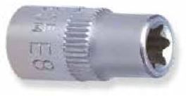 JONNESWAY 1/4" DR. STAR SOCKET, SIZE: E4