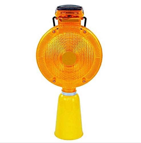Blinker Flashing Light Yellow Traffic Caution Light Warning Solar Light Barricade Road Safety Use High Quality 1kg