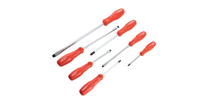 POUND THRU' HI-GRIP SCREWDRIVERSET 7-PCE