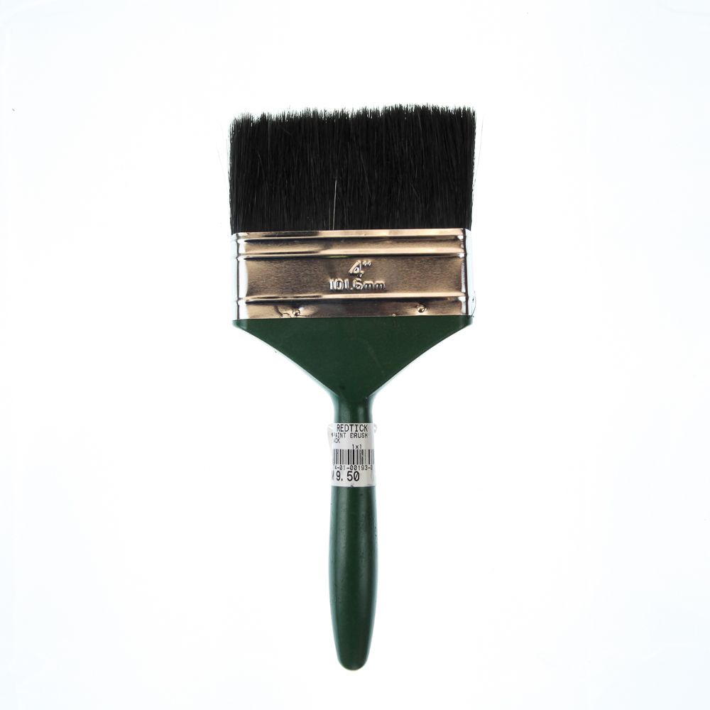 MH-680 Paint Brush Green Handle (4")