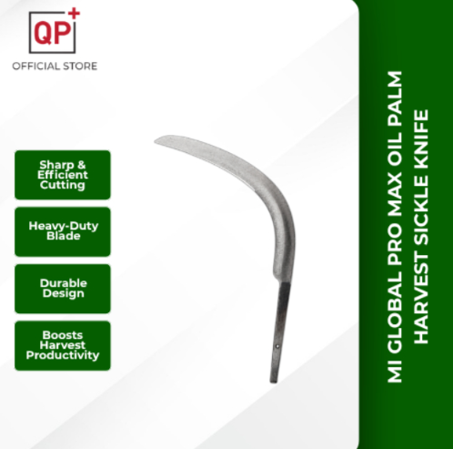 MI GLOBAL PRO MAX OIL PALM HARVEST SICKLE KNIFE | MATA SABIT SAWIT | 棕油刀-