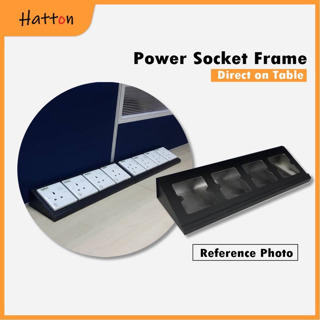 qs Power Socket Frame Direct on Table