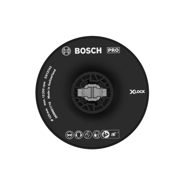 BOSCH PRO BACKING PAD HARD 125 MM (X-LOCK) (2608601716)