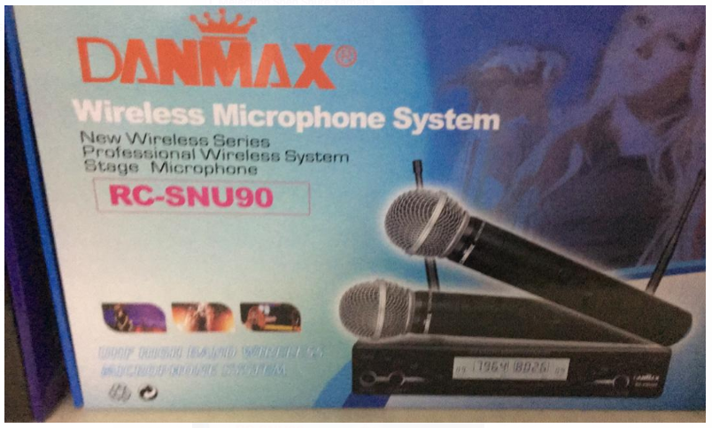 DANMAX WIRELESS MICROPHONE SYSTEM RC-SNU90