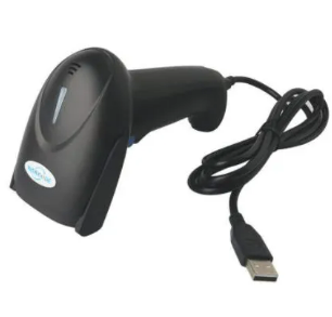 2D QR Code Barcode Scanner Wired Connection USB Plug & Play