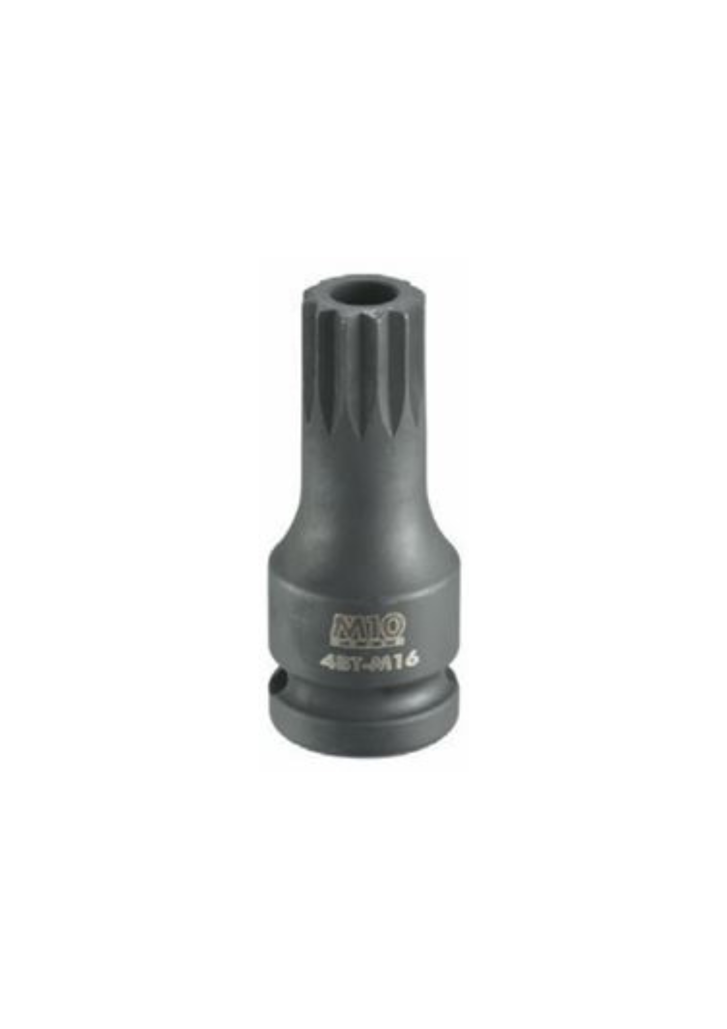 M10 1/2" Dr Impact Triple Square (XZN) Socket With Bore