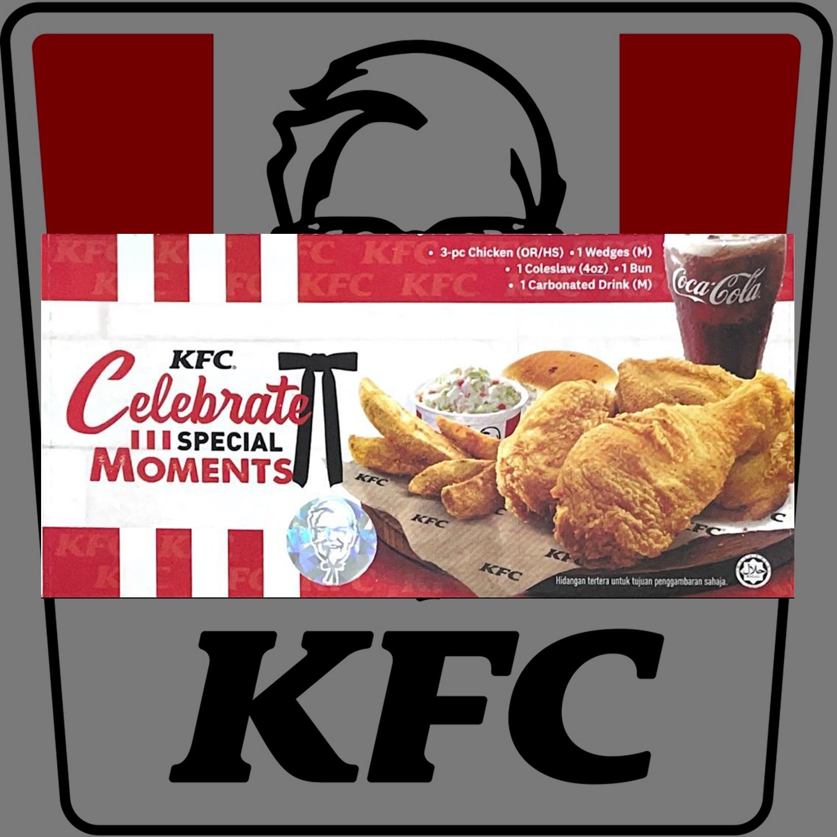 Genuine Malaysia- KFC Meal Voucher Celebrate Special Moment - 10pcs Physical Voucher