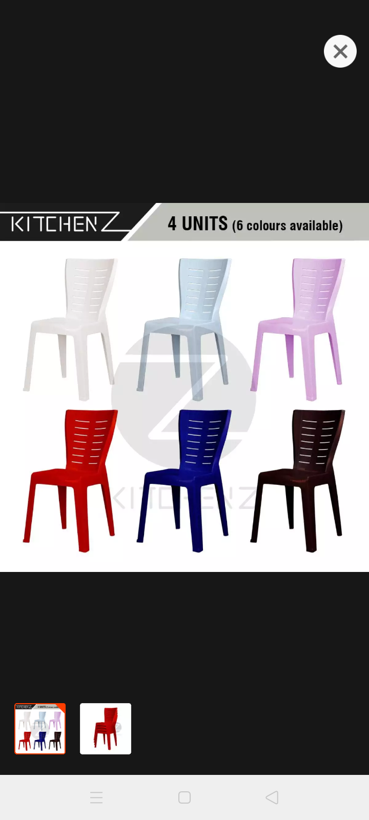 Ocha 3 V quality Plastik Chair
