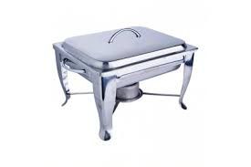 Stainless Steel Tray Rectangular Chafing Dish Food Preparation Bekas Lauk Pauk Kenduri