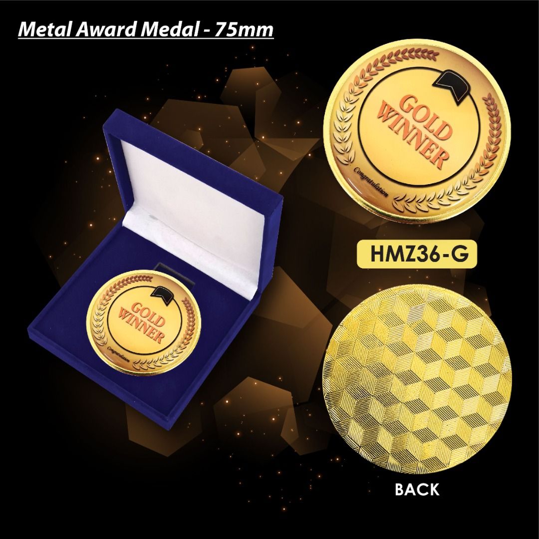 oem *#Premium award medal cw velvet box