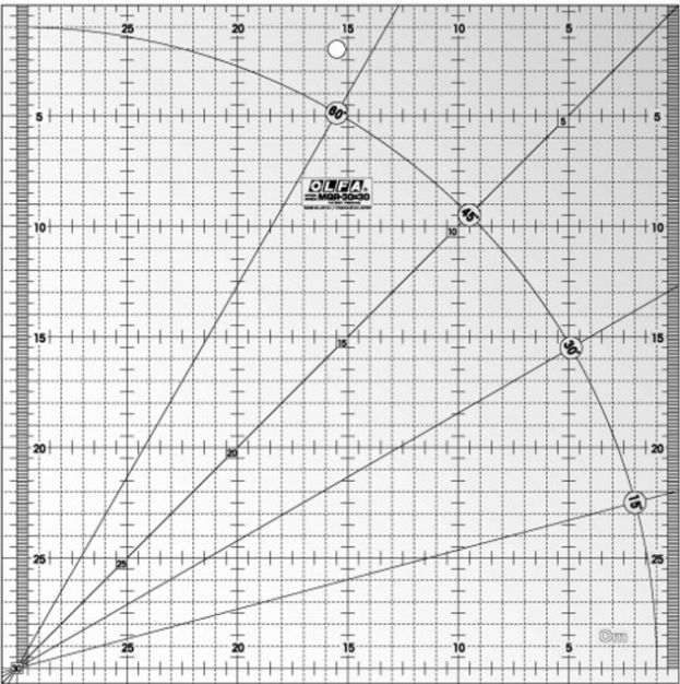 OLFA MQR - 30CM X 30CM / MQR - 15CM X 60CM QUILT RULER