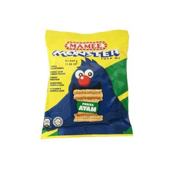 Mamee Monster Chicken Snack Noodles 30 x 25g