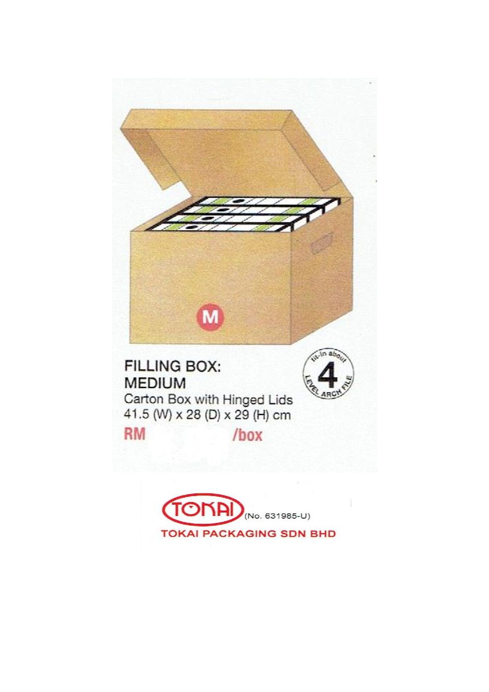 Filling Box Size M