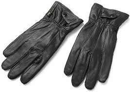 REED Men's Genuine Leather Warm Lined Driving Gloves - Touchscreen Texting Compatible