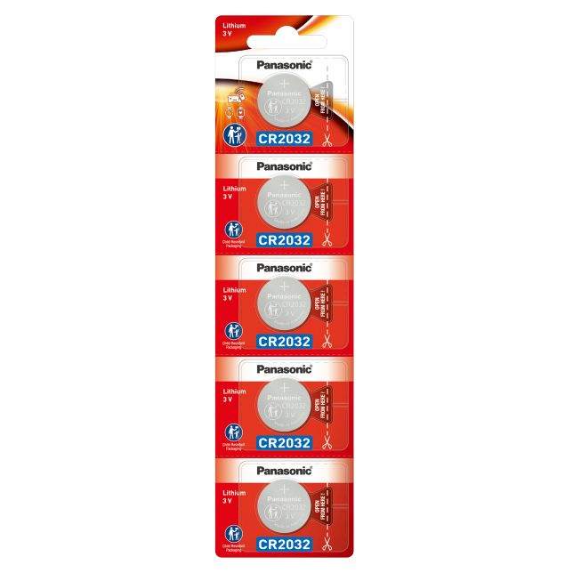 Panasonic Lithium Coin Cell Battery 3V CR2032