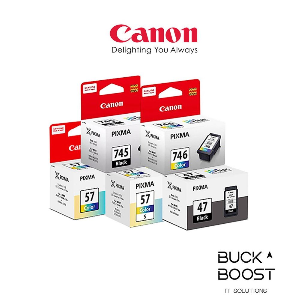 CANON ORIGINAL CANON PG-47 BLACK / CL-57S / CL-57 COLOR E400/410/460/470/E480 / CANON INK / E-470