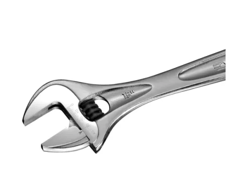 Facom Adjustable Spanner, 456 mm Overall, 53 mm Jaw Capacity, Metal Handle 113A.18C