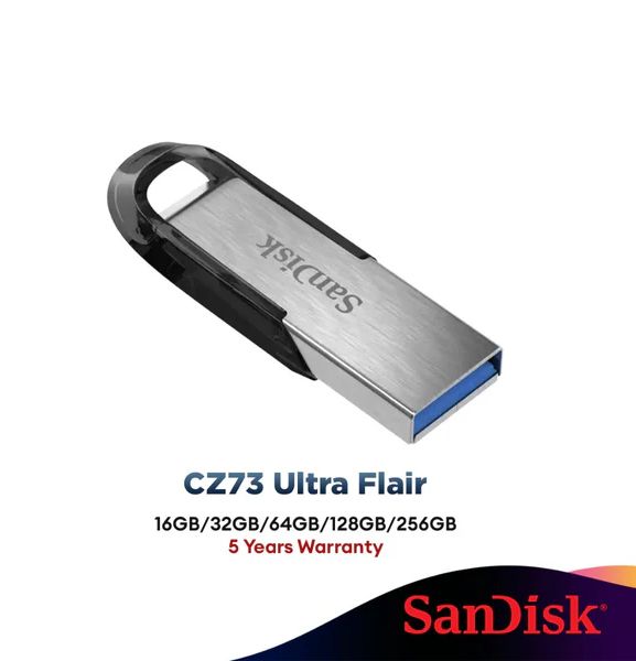 SanDisk ULTRA FLAIR USB 3.0 FLASH DRIVE 16GB