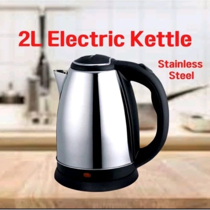 Original Stainless Steel Electric Automatic Cut Off Jog Kettle 2L