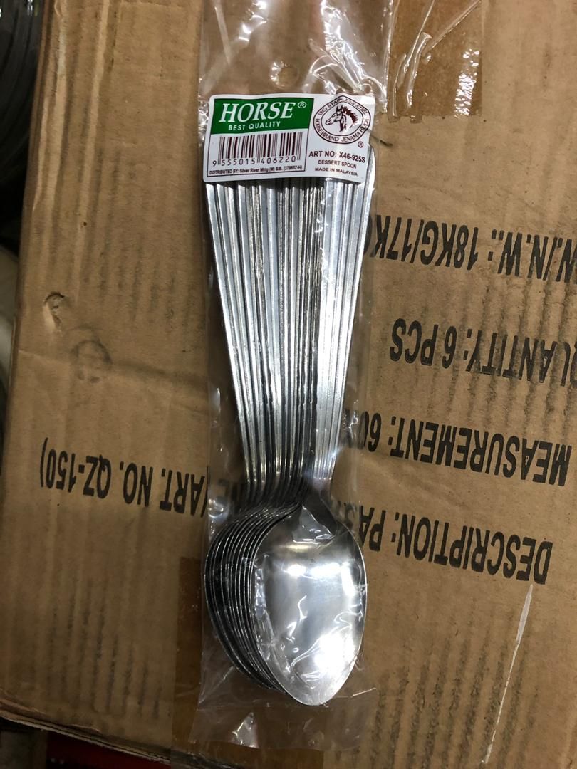 Horse Stainless Steel Spoon pack 12 pieces