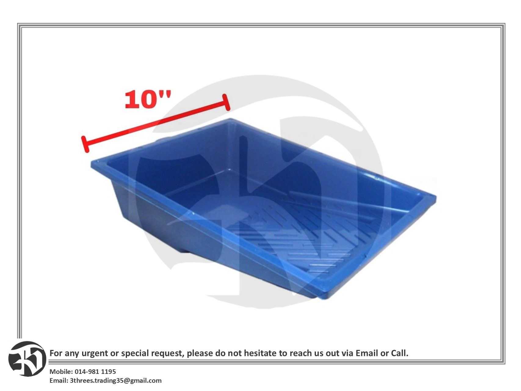 PVC Paint Tray 10"/12"
