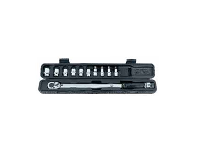 Temo 11Pc 3/8" Dr. 19-110Nm Professional Torque Wrench Kit