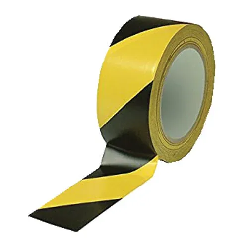 FLOOR MARKING TAPE (YELLOW/BLACK) 48MM x 30M