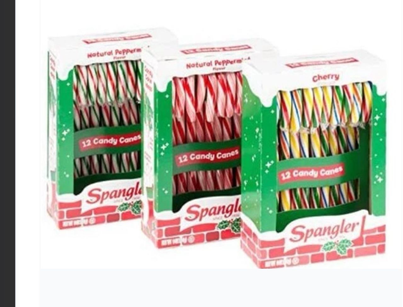 Spangler - Christmas Candy Canes (pieces)