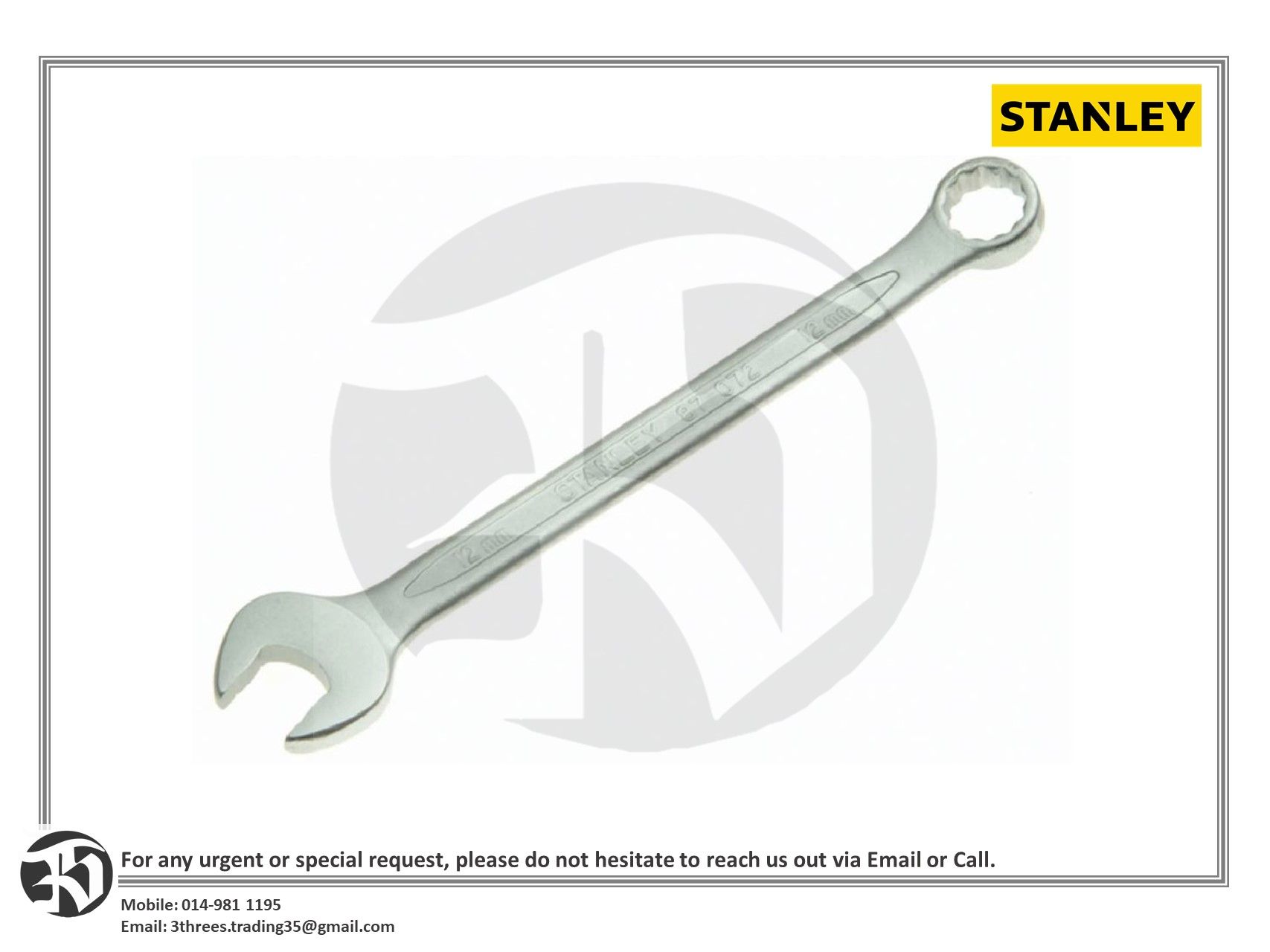 Stanley Slimline Combination Wrench (14-32mm)