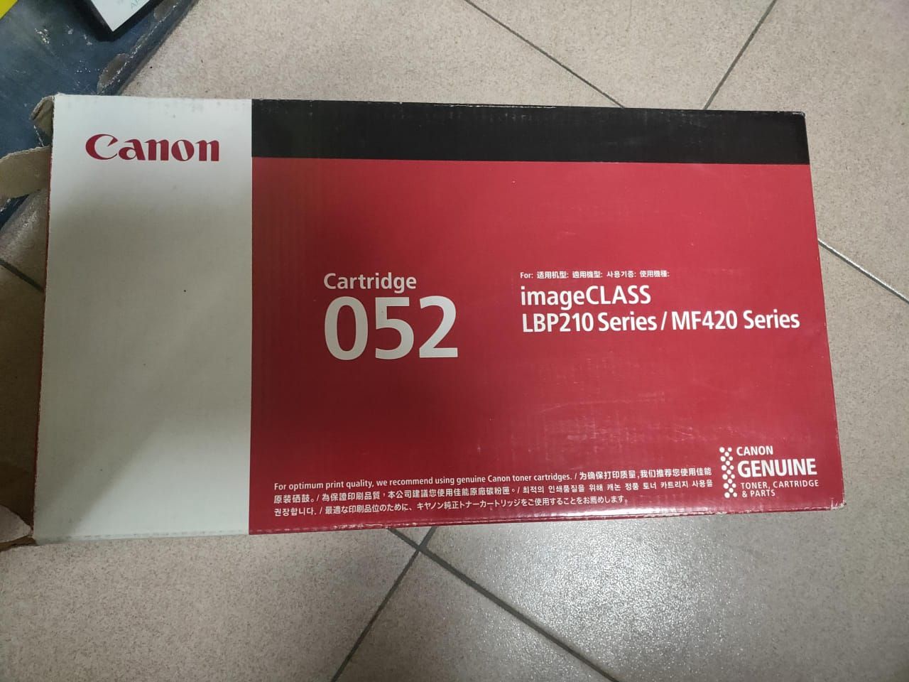 CANON CATRIDGE 052 ( ORIGINAL )
