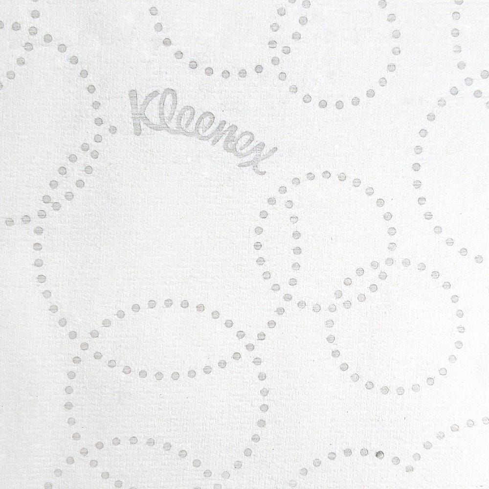 KLEENEXÂ® Hard Roll Towel with elevated design (86621), White Paper Towel Roll, 6 Rolls / Case