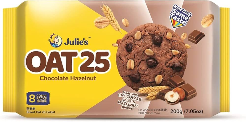 Julie’s Oat 25 Chocolate Hazelnut 200g X 24 PACKS 