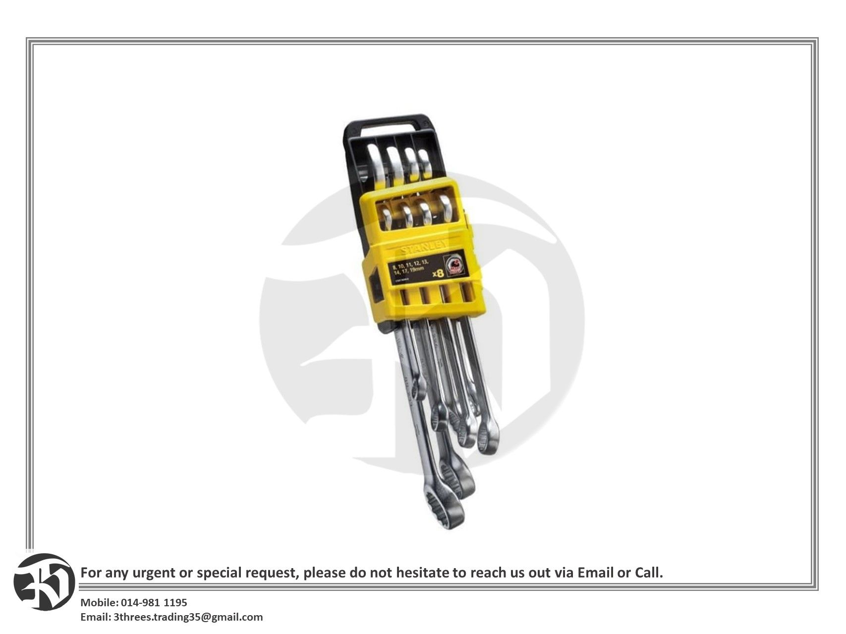 Stanley Combination Wrench Set 8pcs/14pcs