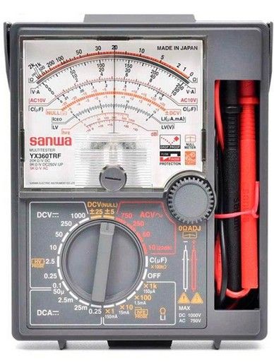 Genuine Malaysia Sanwa Warranty - Sanwa YX360TRF Multitester Analog Multimeter