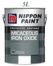 5L Nippon Paint Micaceous Iron Oxide [MIO] For Metal/Steel