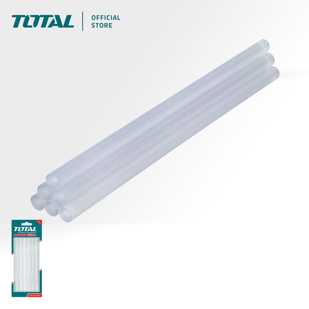 TOTAL GUN GLUE STICK MELTING HOT STICKS FOR GLUE GUN (6 PCS X 200MM/11.2MM) TACGT2061
