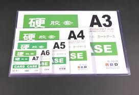 A3 Clear Card Case