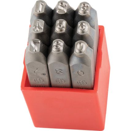 Kennedy 9pc Numerical Punch Set